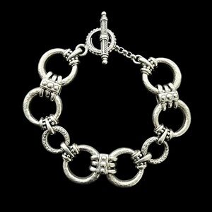 Konstantino Sterling Silver heavy open link bracelet